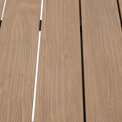 Mesa De Comedor Extensible Cuadrado Color (Grafito) Estructura De Aluminio