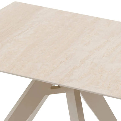 Mesa Para Exterior (Beige) Estructura  De Aluminio