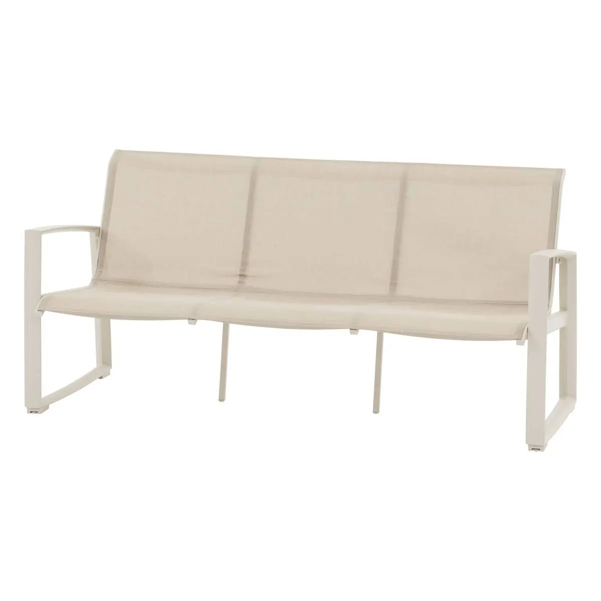 Juego De Terraza Color (Arcilla): Sofa + 2 Sillones + Mesa De Centro Estructura De Aluminio