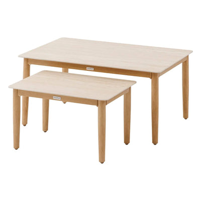 Juego De Terraza Color (Beige) : Sofa + 2 Sillones + 2 Mesas De Centro Estructura De Aluminio