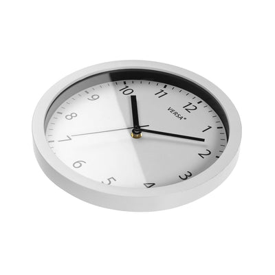 Reloj De Pared (Blanco) Redondo De Plástico