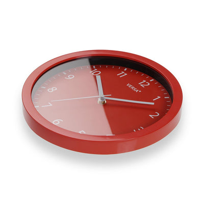 Reloj De Pared (Rojo)Redondo De Plástico