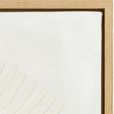Cuadro Decorativo "Kaya" (Blanco) Con Marco De Madera