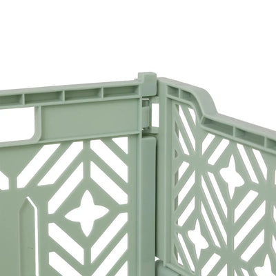Cesta Organizadora Plegable (Verde) De Plástico