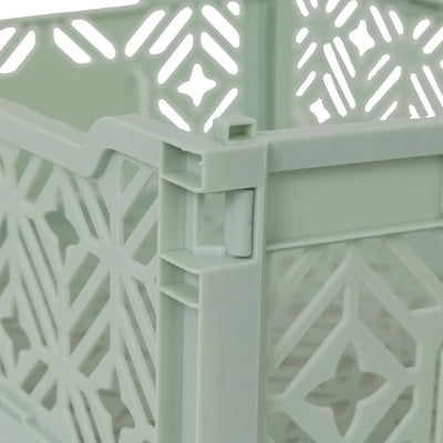 Cesta Organizadora Plegable (Verde) De Plástico
