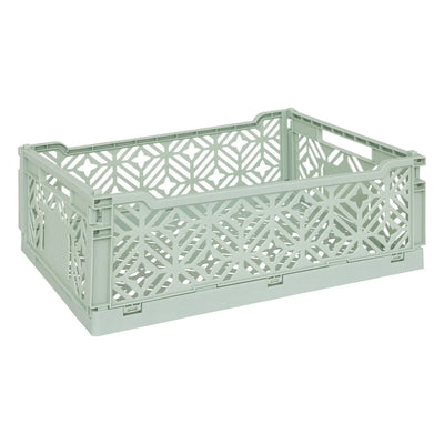 Cesta Organizadora Plegable (Verde) De Plástico