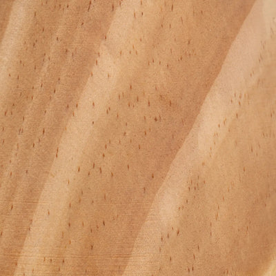 Lámpara De Mesa Pantalla De Vidrio Y Base (Natural) De Madera