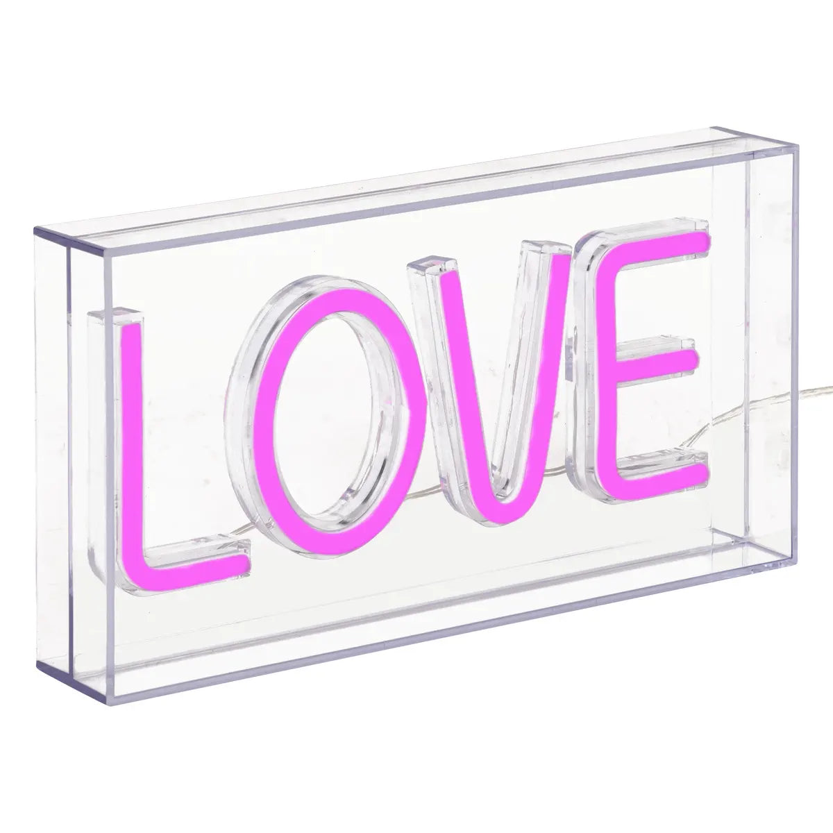 Lámpara Decorativa "Love" Luz Led Neón De Pvc