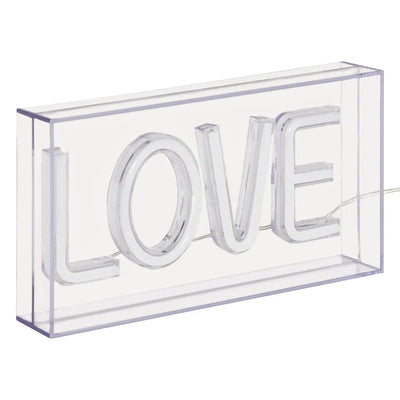 Lámpara Decorativa "Love" Luz Led Neón De Pvc
