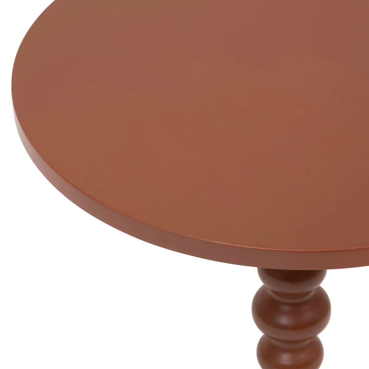 Mesa De Centro Decorativa (Terracota) De Madera
