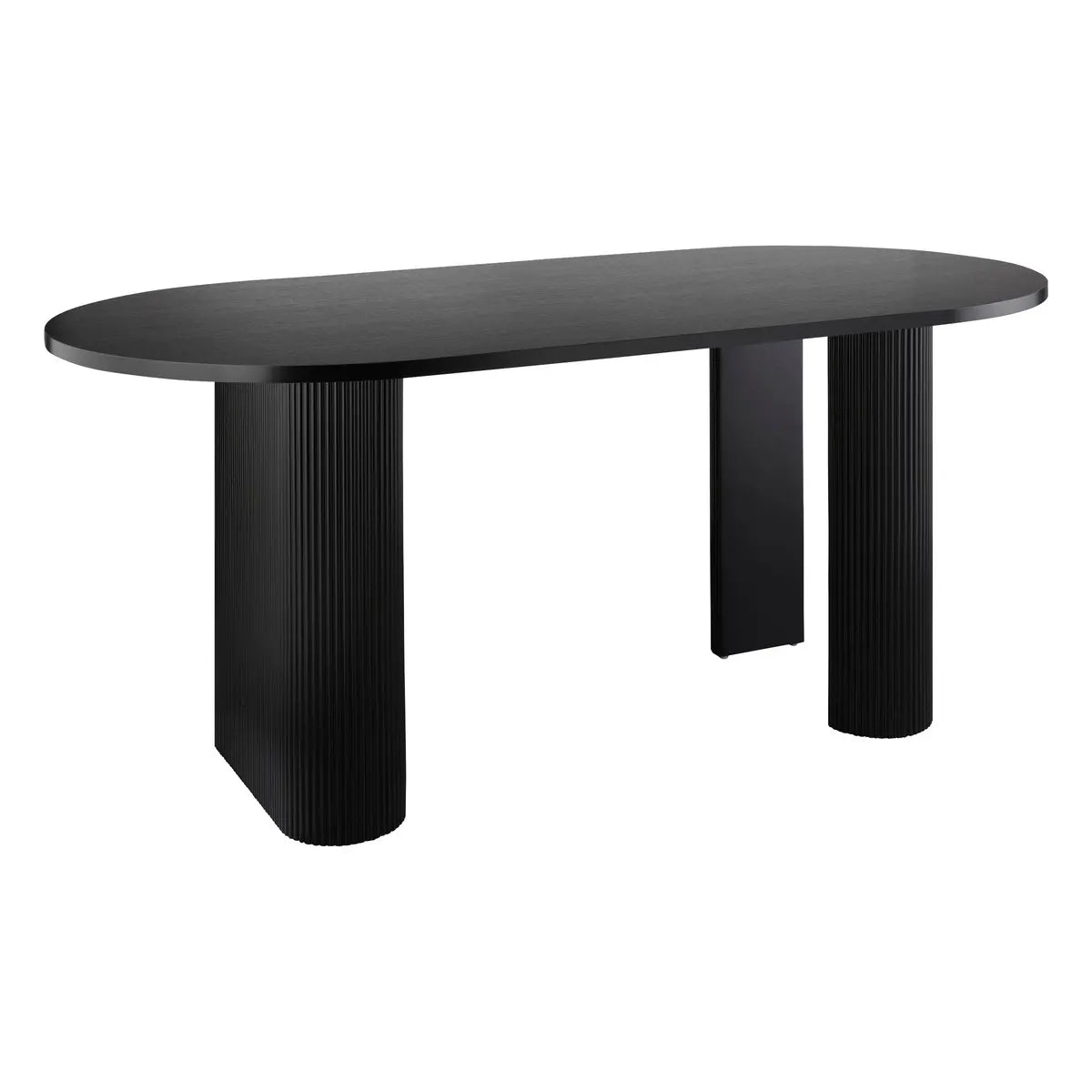 Mesa De Centro (Negro) Tablero Mdf Estructura De Madera