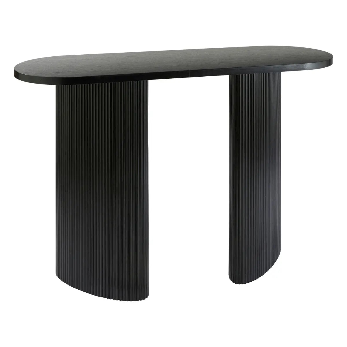 Consola Decorativa (Negro) Tablero Mdf Estructura De Madera