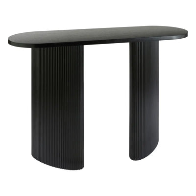 Consola Decorativa (Negro) Tablero Mdf Estructura De Madera