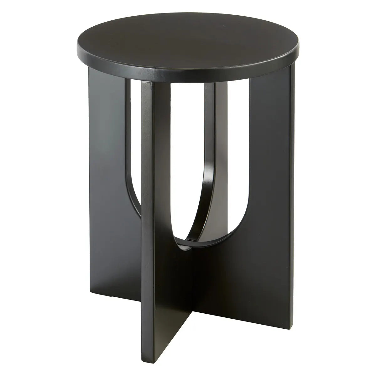 Mesa Auxiliar Decorativa (Negro) De Madera