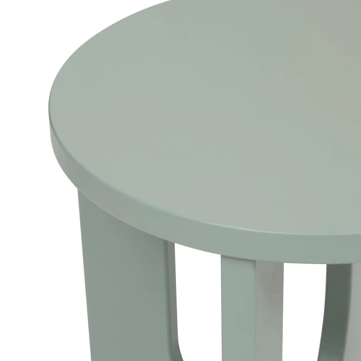 Mesa Auxiliar Decorativa (Verde) De Madera