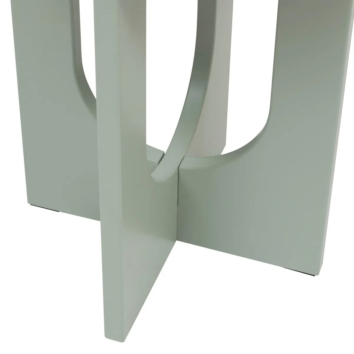 Mesa Auxiliar Decorativa (Verde) De Madera