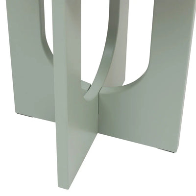 Mesa Auxiliar Decorativa (Verde) De Madera