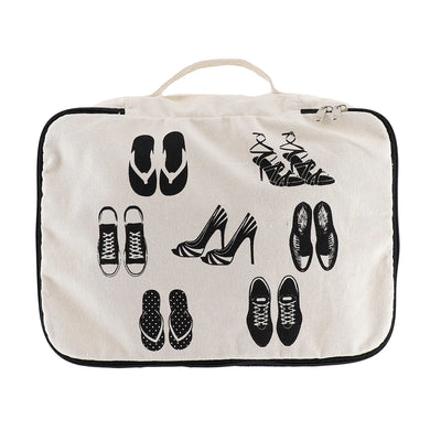 Bolsa Para Zapatos Con Asa De Algodón