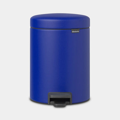 Papelera Con Pedal (Azul) 5 Ltrs De Metal