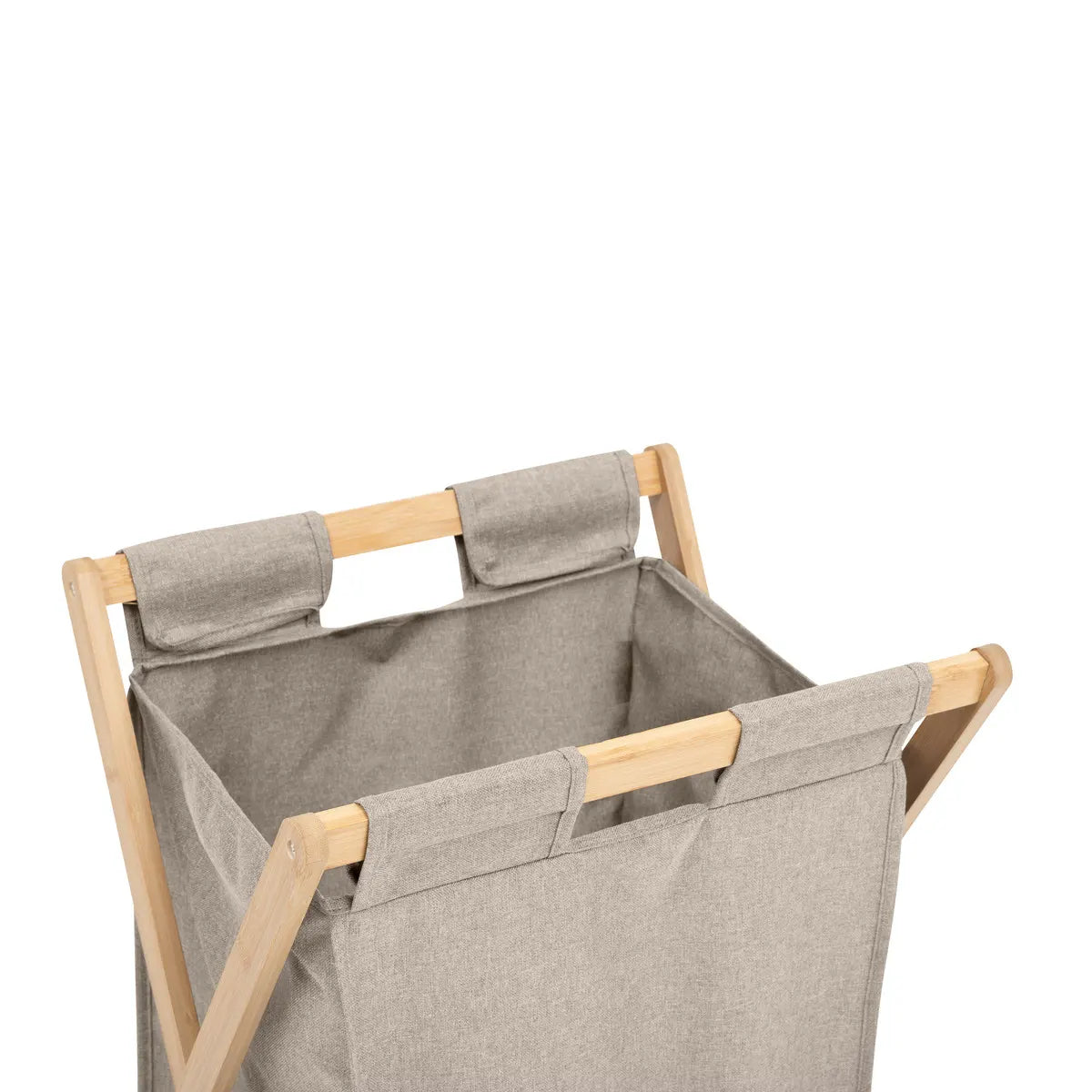 Cesta Para Ropa (Beige) Plegable 50 Lt De Poliéster