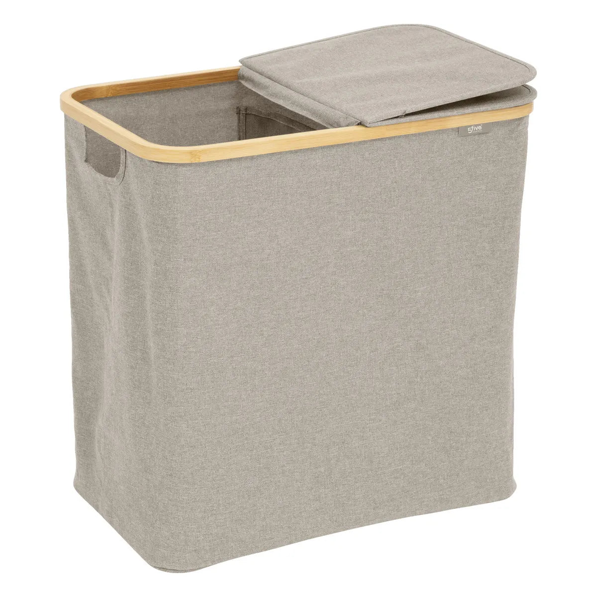 Cesta Para Ropa Sucia (Beige) 80 Lt De Poliéster