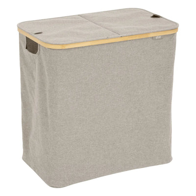 Cesta Para Ropa Sucia (Beige) 80 Lt De Poliéster