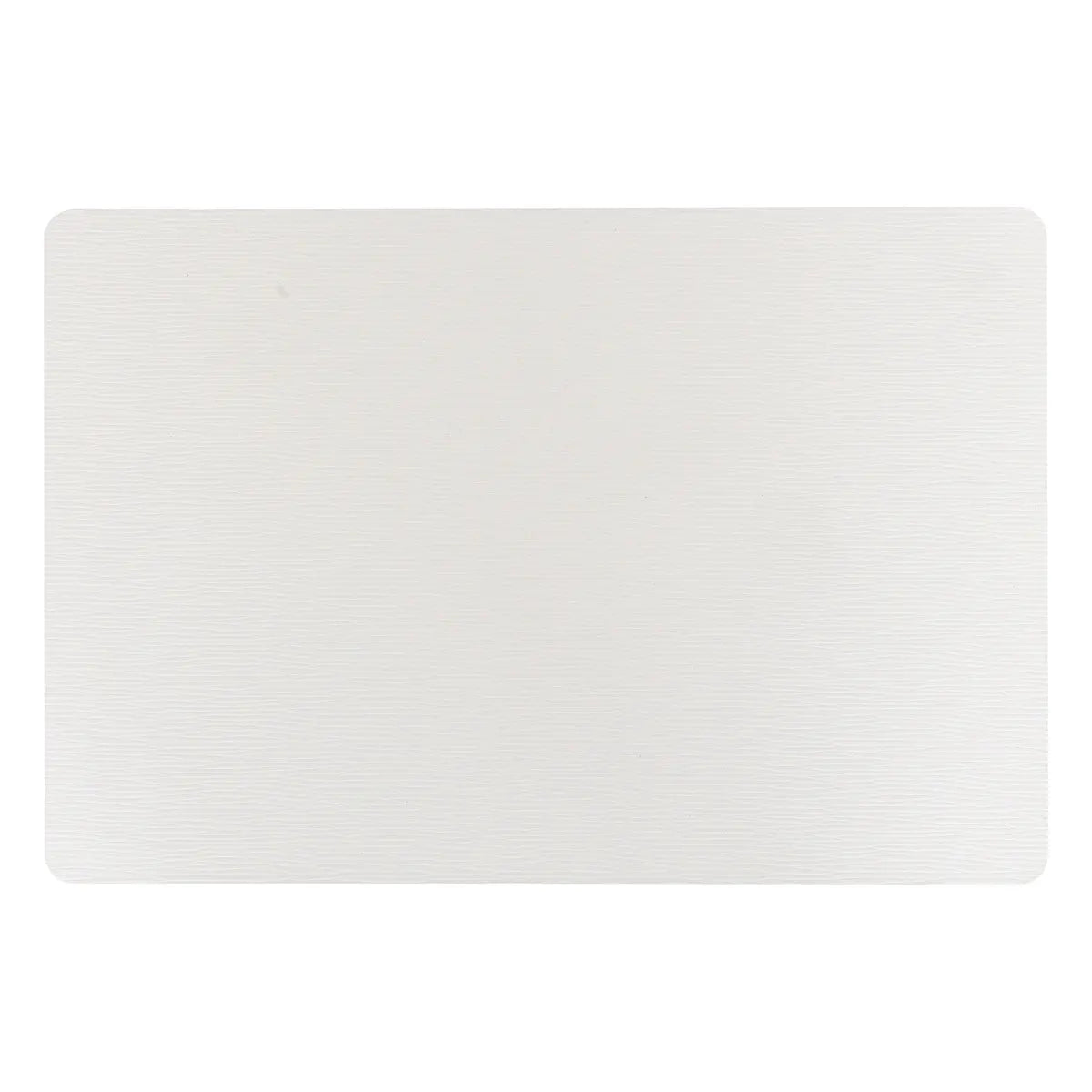 Individual Rectangular (Blanco) De Plástico