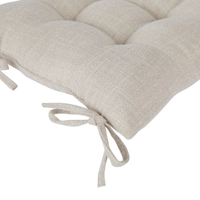 Cojín Para Silla Color (Beige)  De Poliéster