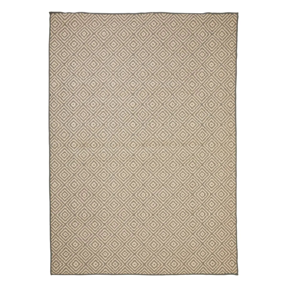 Alfombra Decorativa Para Exterior (Gris) 100 X 150 De Polipropileno
