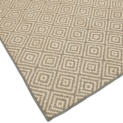 Alfombra Decorativa Para Exterior (Gris) 100 X 150 De Polipropileno