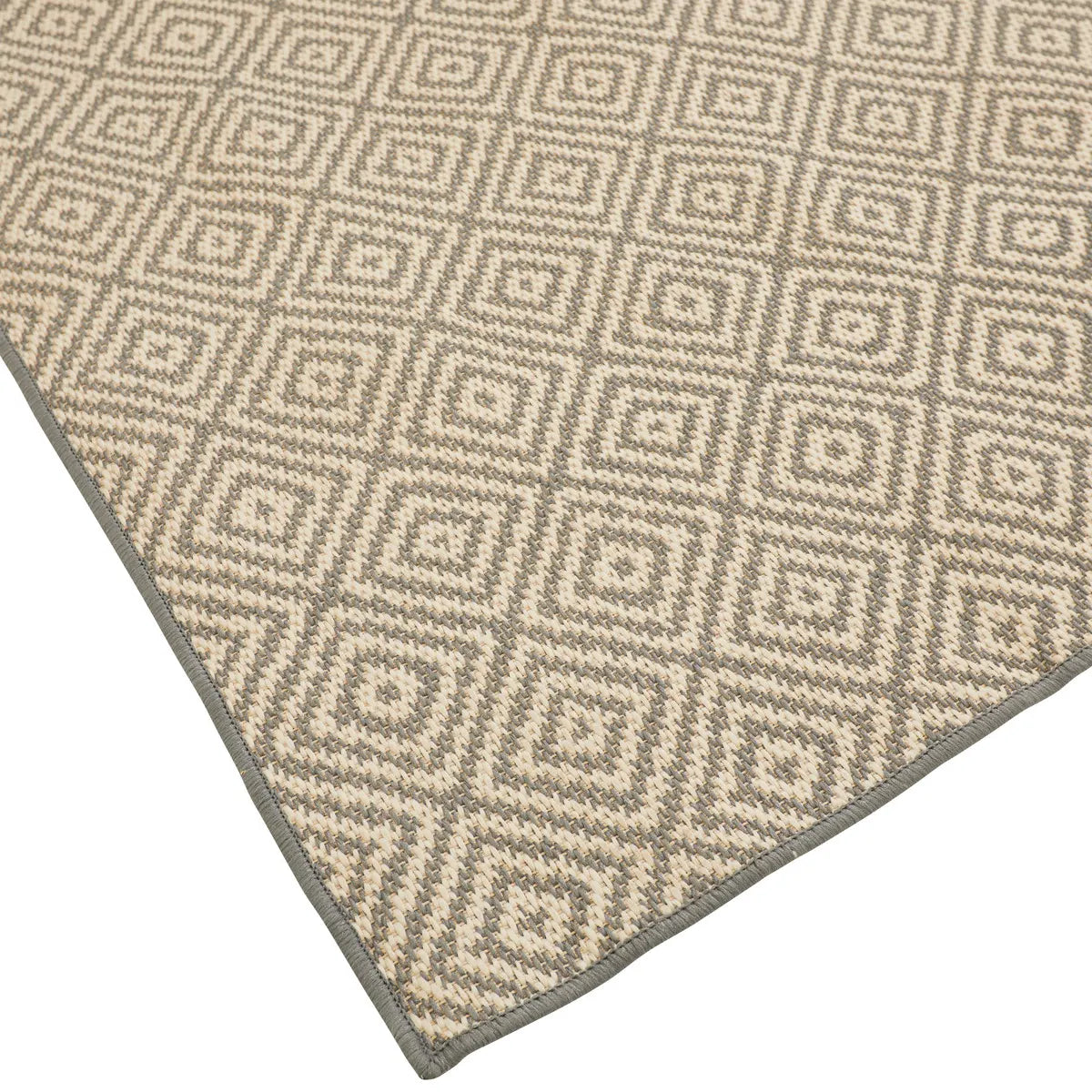 Alfombra Decorativa Para Exterior (Gris) 150 X 200 De Polipropileno