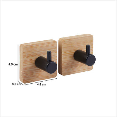 Set De 2 Ganchos Color (Natural) De Metal
