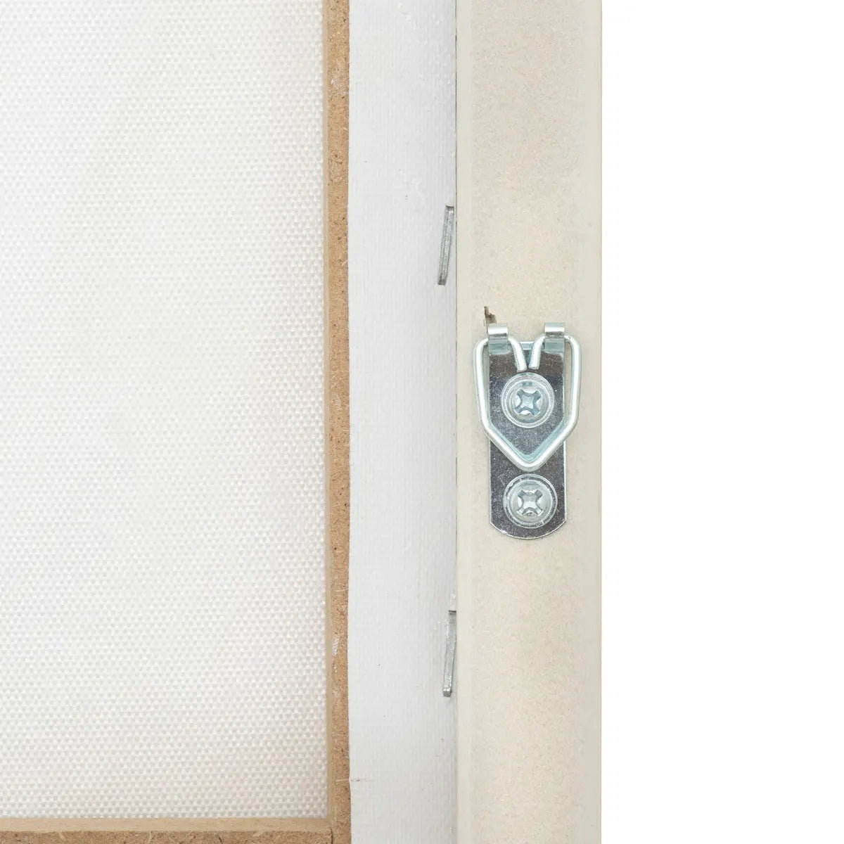 Cuadro Decorativo "Jyoti" (Blanco) Con Marco De Madera