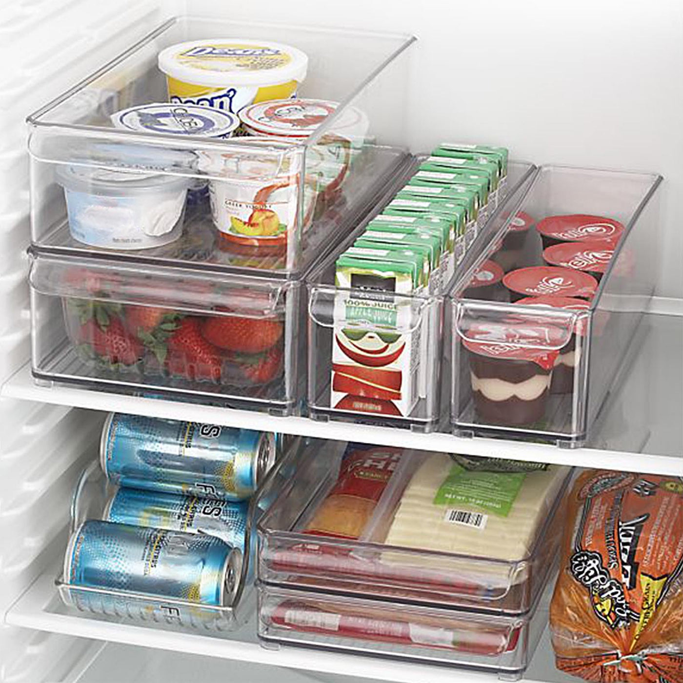 Contenedor Para Refrigerador (Transparente) De Plástico