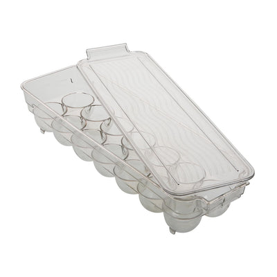 Bandeja Porta Huevos (Transparente) De Plástico