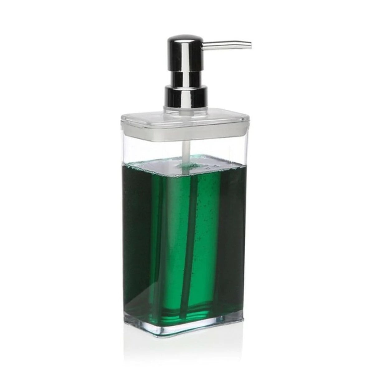 Dispensador Jabón Transparente (550 Mltr) De Plástico