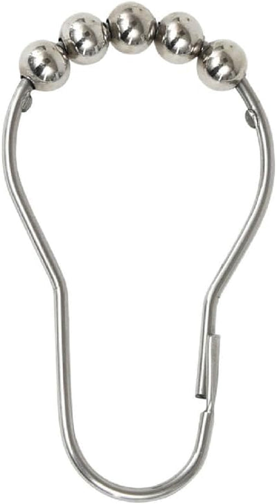 Set De 12 Argollas / Aros Para Cortinas De Ducha De Acero