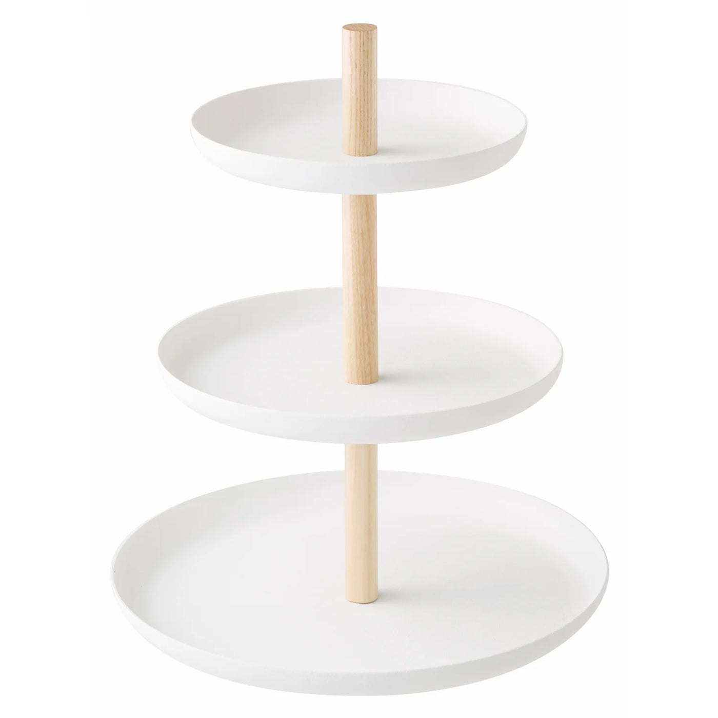 Set X 3 Bandejas En Niveles De Metal / Madera