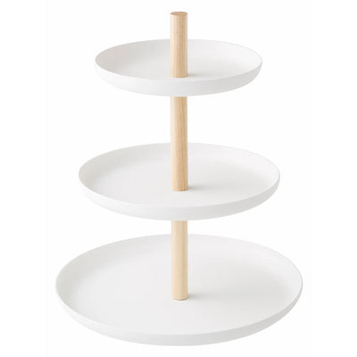 Set X 3 Bandejas En Niveles De Metal / Madera