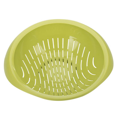 Colador Redondo (Verde) De Plástico