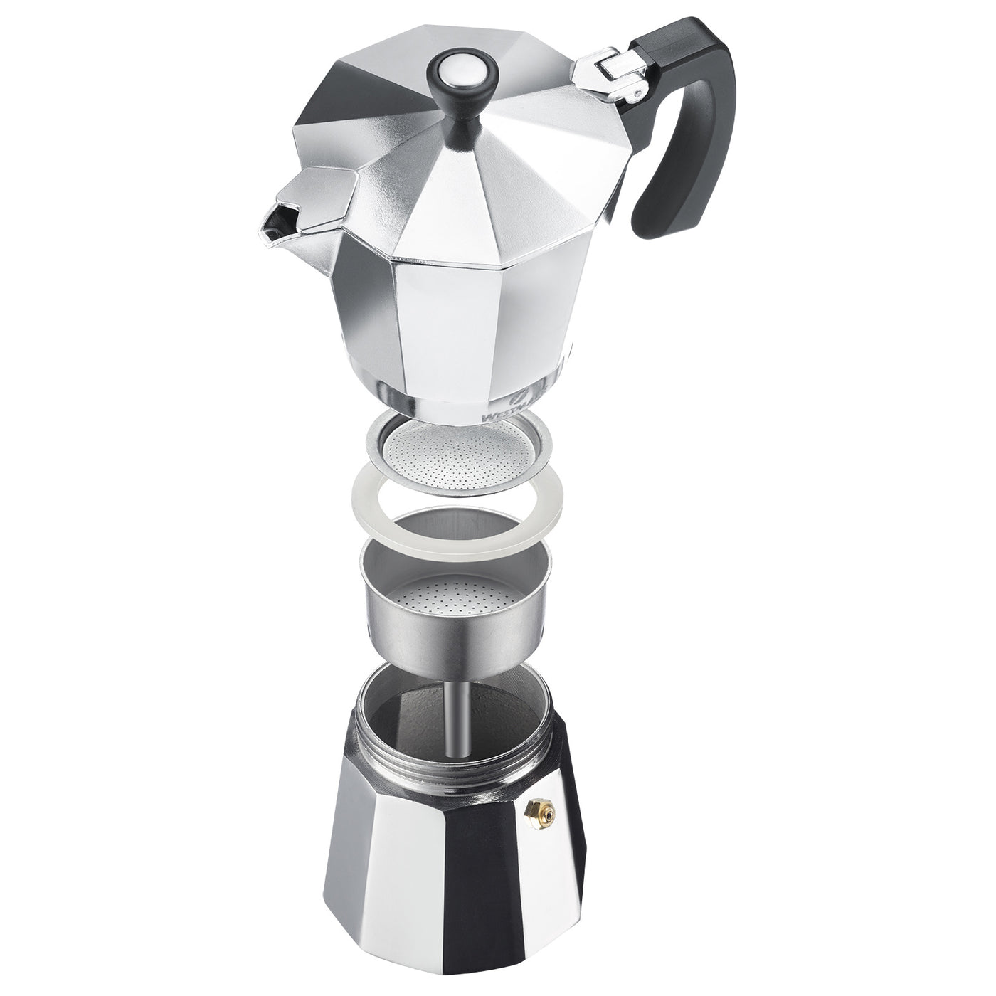 Cafetera Para 3 Tazas De Aluminio