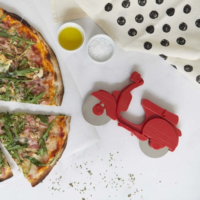 Cortador De Pizza (Modelo Moto) De Plástico