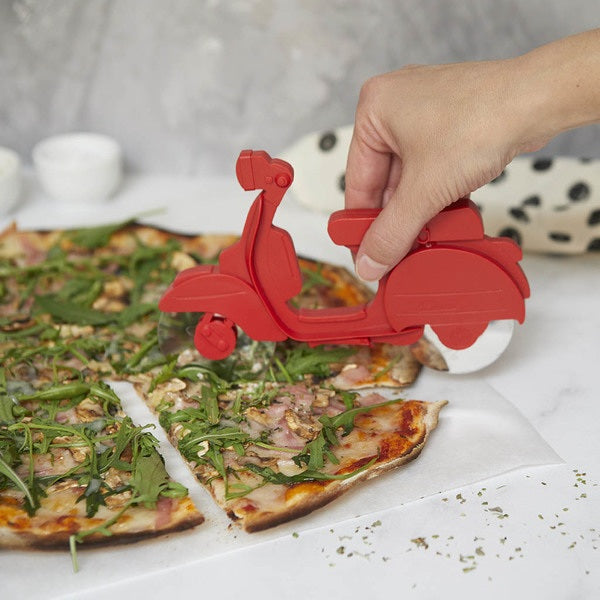 Cortador De Pizza (Modelo Moto) De Plástico