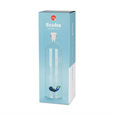 Botella Para Agua "Scuba" (Transparente) 1.2 Ltrs De Vidrio