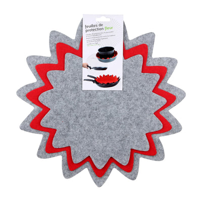 Set X 3 Láminas Protectoras Para Sartenes Y Moldes De Fieltro