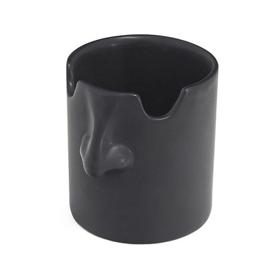 Porta Lápices (Negro) De Cerámica