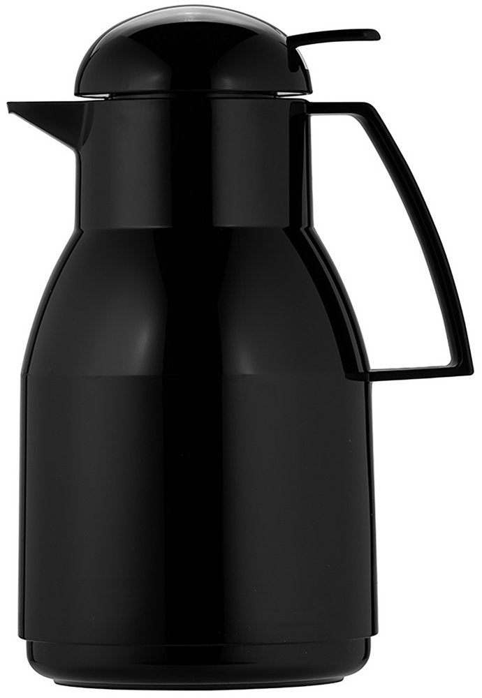 Jarra Termo (Negro) 1 Ltr Con Asa De Plástico