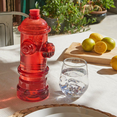 Botella Para Agua (Rojo) 1.2 Ltrs De Vidrio