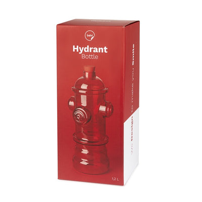 Botella Para Agua (Rojo) 1.2 Ltrs De Vidrio