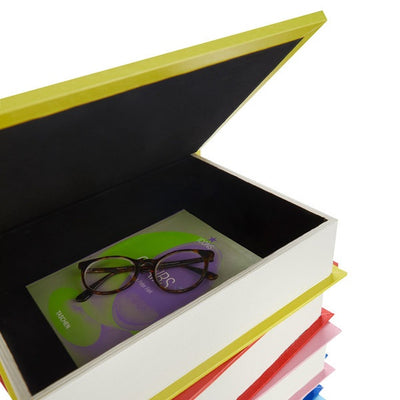 Mesa Auxiliar Decorativa "Diseño Libros" De Madera